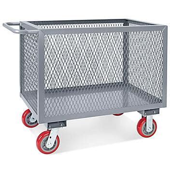 steel mesh box truck|48x30x34 box truck.